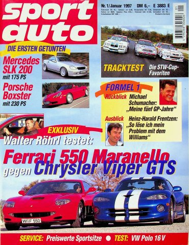 Deckblatt Sport Auto (01/1997)